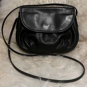 Vintage Coach Cafe Crossbody Bag Black